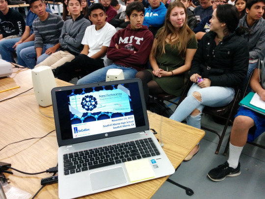 Great Enthusiasm for Nanotech at South El Monte High 