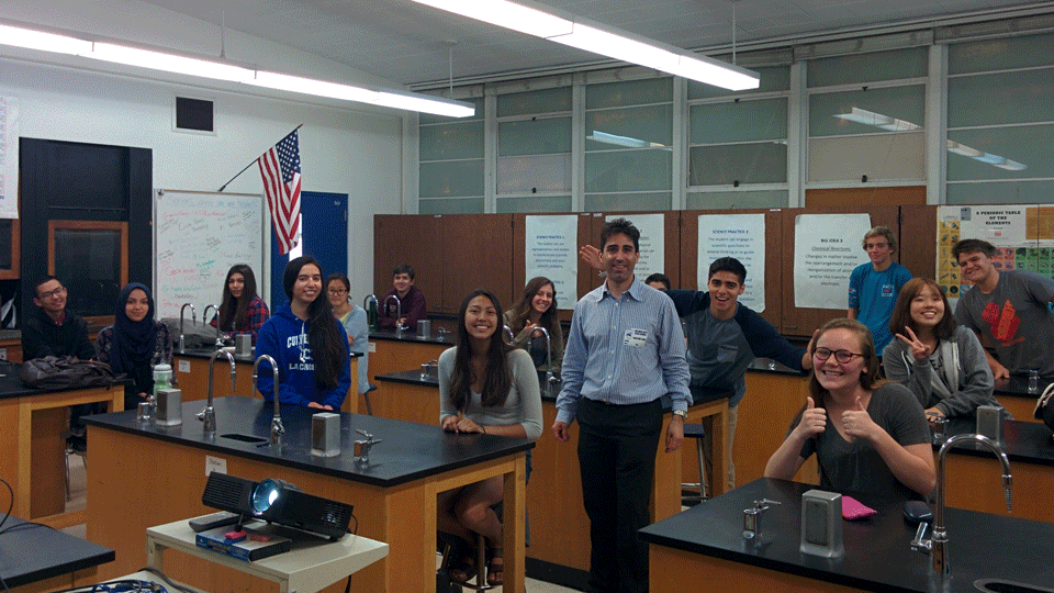 Culver City High School Students Participate in Nanoscience Demos