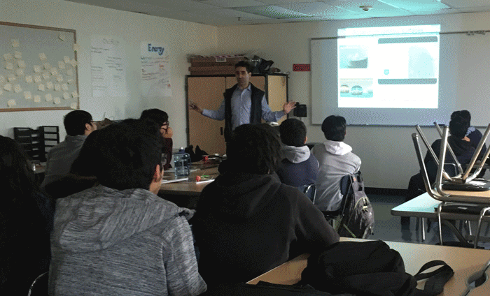 Students at Math and Science College Preparatory High School in Los Angeles Learn About Nanotechnology in Workshop